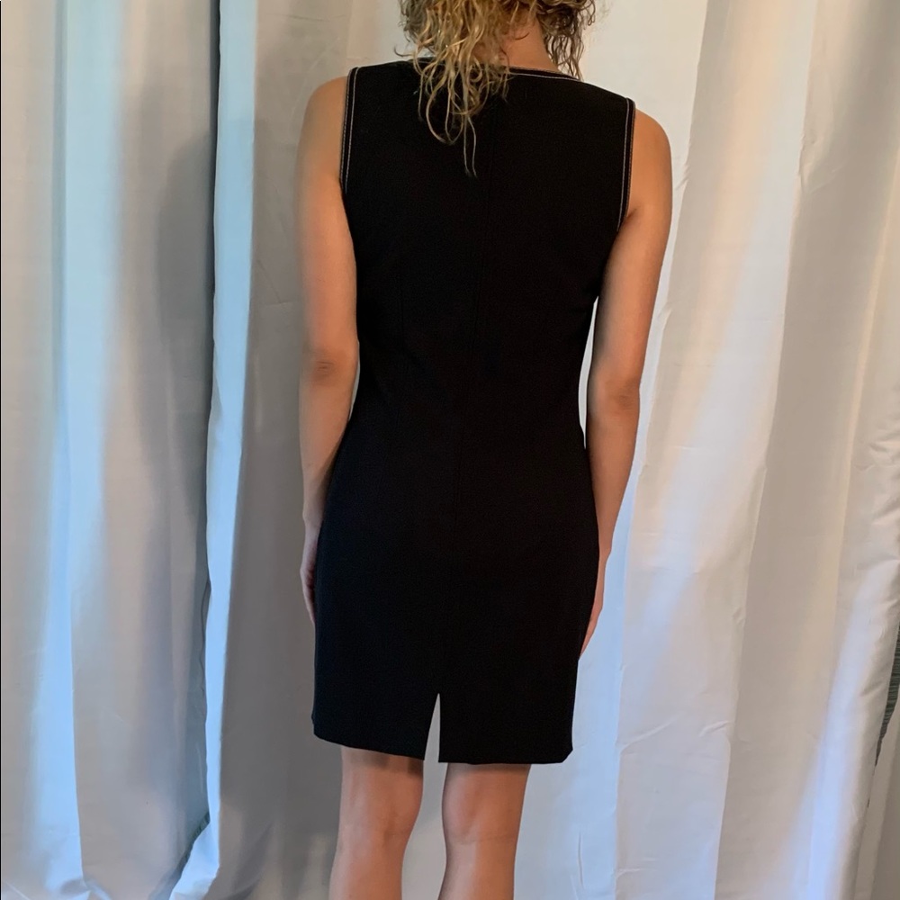 Vintage Hugo Buscati Women’s Black Mini Dress. - Picture 2 of 10